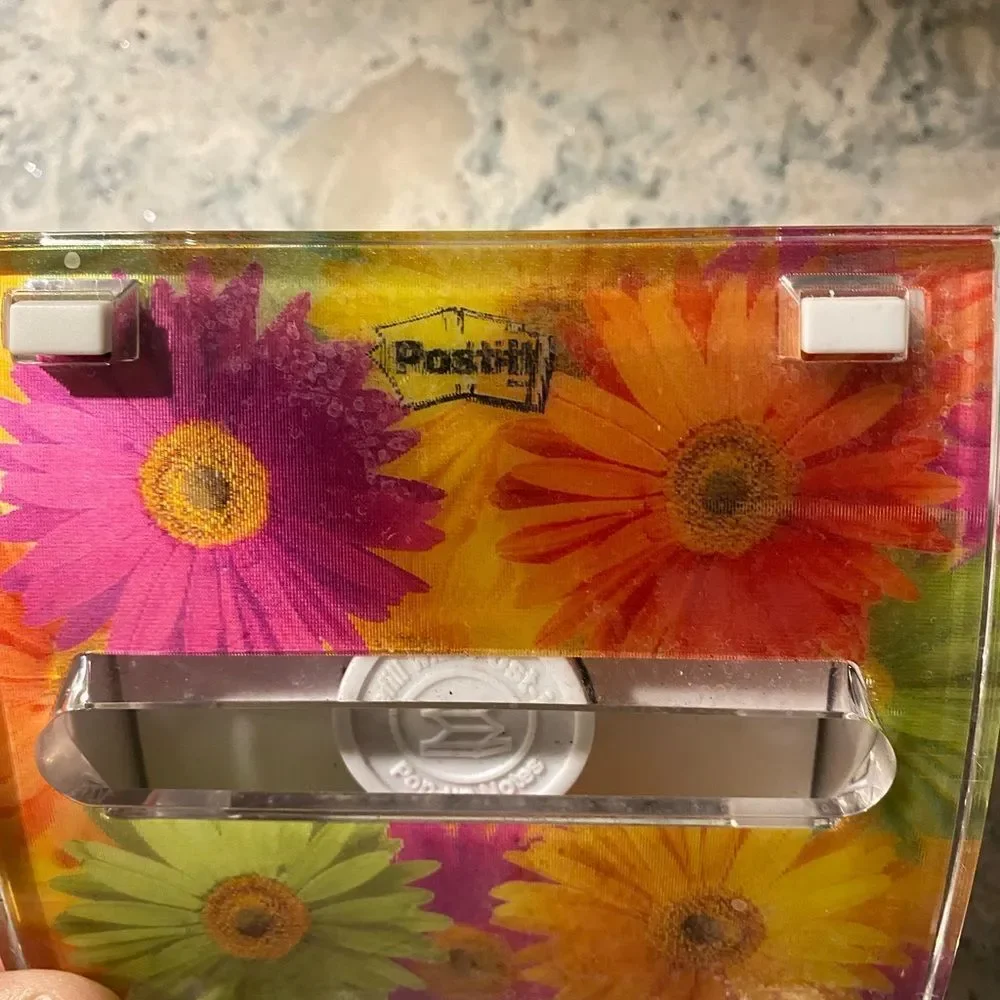 Post-It by 3M Floral Paper Dispenser